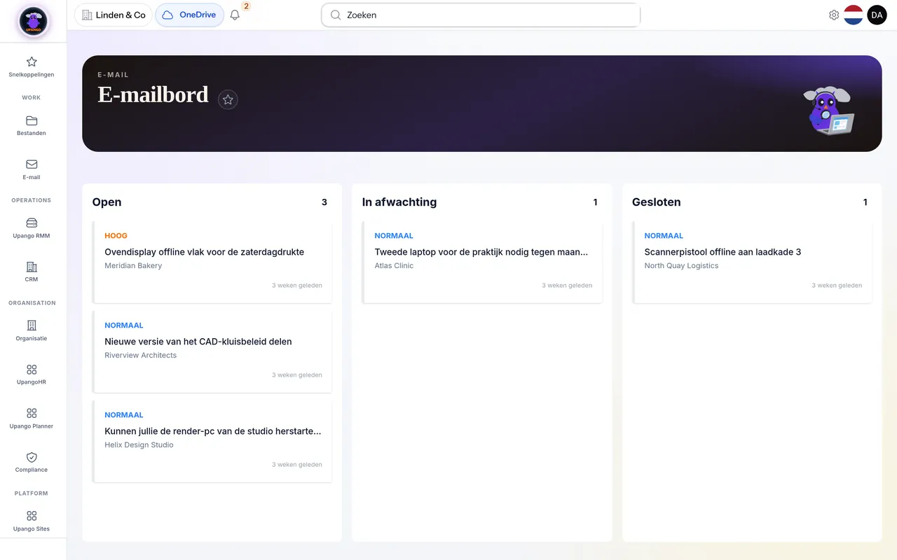 Mail conversation board