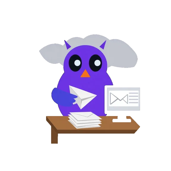 Upango Maildesk — Upango-mascotte