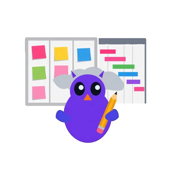 Upango Planner — Upango-mascotte